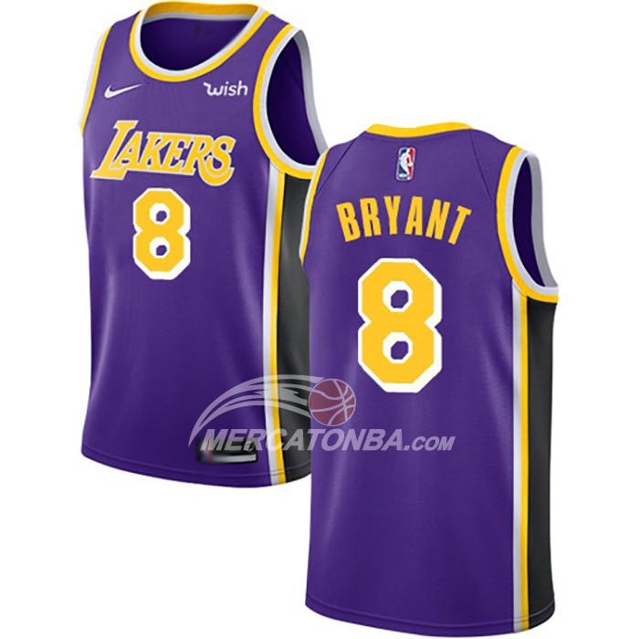 Maglia Los Angeles Lakers Kobe Bryant Statement Viola